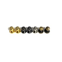 1번 솔트레지 긴기둥 5mm 금속장식 슈즈 패션 액세서리 가죽공예 가방부자재 10개set, 흑진주, 1번 솔트 5mm.10개set