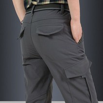 클라이밍복장 오름바지 볼더링팬츠 바지 여름작업복 바지 고어텍스따뜻하고 방풍 두꺼운 양모 카고 팬츠 남