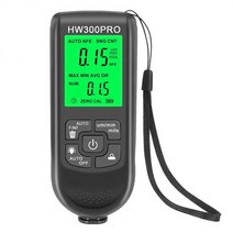 폭 측정기 hw-300pro 코팅 두께 게이지 0-2000um 자동차 페인트 필름 측정, 검은색