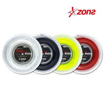 존스 폴리모 헵타볼트 18 트위스트 1.15mm 200M 릴 테니스 스트링, 라이트그린