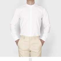 PPU874842화이트 차이나카라 남자와이셔츠 남방 빅사이즈
