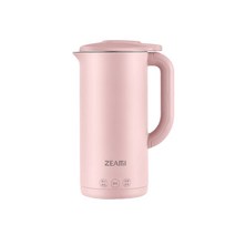 가정용 콩물 두유 자동 제조기 기계 이유식 죽 메이커, 핑크 500ml