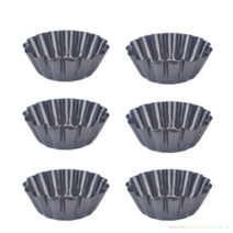 [Kangrong]미니 타틀릿 큐브 재사용이 가능한 에그타르트 틀 2, 6개