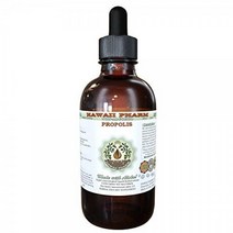 Propolis 알코올 프리 액체 추출물 프로폴리스 글리세라이트 허브 보충제 하와이 약품 미국 1HawaiiPharm, 2 Fl Oz(1팩)
