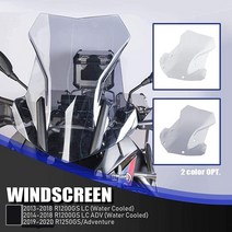 US Stock!!!Lorababer Motorcycle Motorbike Large ABS Windscreen Windshield Airflow Wind Deflector Fly, Clear