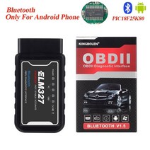 자동차 진단기 스캐너 elm327 v1.5 wifibt with pic18f25k80 on androidios elm327 obdii wifi 블루투스 호환 obd2 진단 도구, elm327 블루투스