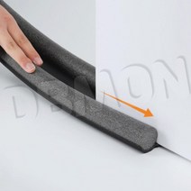 문틈 막이 빛차단 소음 및 외풍 발끼임방지 도어 가드, 화이트