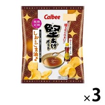 (기간한정) 일본과자 일본스낵 일본감자칩 Calbee 카루비 가루비 카타아게 포테토칩 소금과 참기름맛 60g x 3개
