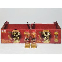 면역력 강화 수분보충 홍삼 한뿌리 원기삼홍삼 드링크 120mlx10병 1+1, 20병, 120ml