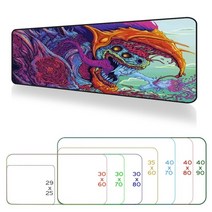 컴퓨터 게이밍 마우스 패드게이밍 diy custom kawaii desk table protector big mat for mice 게이머 액세서리 wot, 400x900x5mm, 카키색 옷감