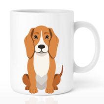 마이월플레이즈 주문제작 머그컵 나만의 포토머그컵 선물 Beagle 비글, 오른쪽