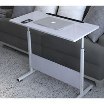 스탠딩 책상 공시생 학교 학원 높이조절 입식, 80X40 화이트