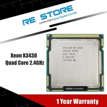 인텔 제온 X3440 프로세서 쿼드 코어 2.53GHz LGA 1156 8M 캐시 95W 데스크탑 CPU, 한개옵션0