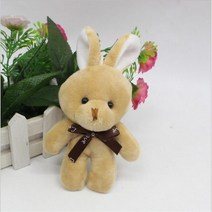 토끼애착인형 검은토끼 국민애착 1Pcs 새로운 귀여운 나비 넥타이 토끼 장난감 크리스마스 선물 박제 동물