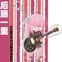 봇치 더 록 아크릴 피규어 열쇠고리 키홀더 가방 악세사리 굿즈, 1개, A