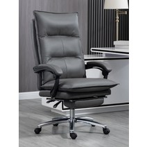 임원 의자 변호사 퍼시픽 회장 사장 프리미엄 고급, 스위블 리프트 팔걸이, 알루미늄 합금 발, 갈색머리소가죽+라텍스패드