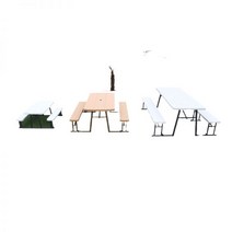 야외 테이블 세트 4인 6인 용, 4인용(138cm)