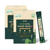 유기농 차전자피가루 수용성 불용성 식이섬유 분말 스틱 식약처 인증 차전자피 질경이 씨앗 껍질 실리엄허스크, 2박스, 30포