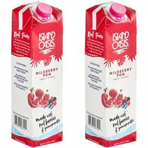 Island Oasis Wildberry Pomegranate Puree Mix 아일랜드 오아시스 와일드베리 석류 퓨레 믹스 1L 2팩