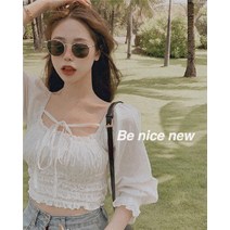 해외직구 큐티 여름 봄 슬림 날씬핏 여친룩 달콤한 시선 집중 화이트 블라우스 여자 연예인 사복 패션 아우라 빅이슈