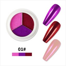 3색 솔리드 미러 파우더 브라이트 파우더, 01#