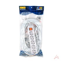 VEDANA_ 국내산 KS 고용량 5구 멀티 탭 콘센트 10m 선 16A 250V 난열 내연 성 수지 3782002p, 기본, 기본2