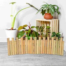 울타리 안전망 메쉬휀스 긴 대나무 기둥 테두리 조경 야외 정원 재료 벽돌 피켓, 1.As Shown