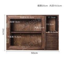 원목 다기장 그릇장 찻장 진열장 커피잔 엔틱 빈티지, J