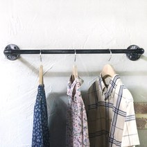 투버스 파이프행거 배관파이프DIY 인테리어옷걸이부착행거 4종 벽부착행거 15A 20 A, hh00135(장) 엔틱실버