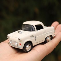 클래식카 다이캐스트 자동차 모형 프라모델 미니 올드카 미니어처 모형차 빈티지, 올드화이트