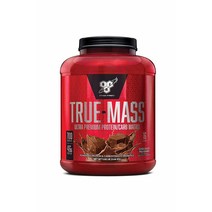 BSN TRUE-MASS Weight Gainer 트루-메스 웨이트 게이너 초콜릿 밀크 쉐이크맛 5.82lb(2.62kg), 1개