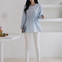 [디자이어로즈] [ 핏] 여성 봄 허리리본 셔링 블라우스 DT0250 (5414695)
