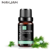 시다우드 에센셜 오일 순수 천연 베티버 시트로넬라 일랑 디퓨저 헤어 케어용 아로마 10ml, 01 10ml_33 Cypress