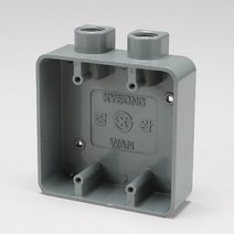 [바보사랑] 주물 사각BOX 16X2방출 한방향, 상세 설명 참조