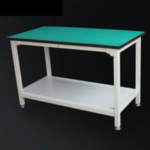 정전기 방지 실험대 철제 단면형 벽면 실험 실 120cm, 6 더블 레이어 농축 60X60X75 강화