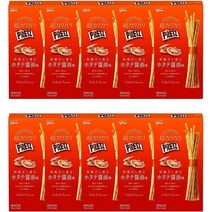 Plitz 에자키 글리코 프리츠 스틱 일본식 육수향 가리비 간장 맛 스낵 55g x 10개