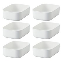무인양품 MUJI 폴리에틸렌 수납 케이스 하프 S 6개 4549738749493