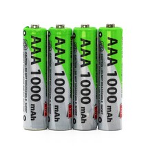 충전지 AAA 1000mAh 충전 배터리 건전지 4개입