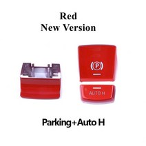 전자 핸드 브레이크 P 버튼 자동 패널 플라스틱 블랙 캡 스위치 BMW 5 7 X3 X4 X5 X6 F 시리즈 F01 F02 F1, 11 New Red Set