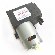 진공 펌프 에어컨 설치 모터 정비 전기펌프 20W 미니 진공 펌프 12V/24V -80Kpa 다이어프램 공기 300KPA 12, 01 12V