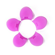 클라리넷 플룻 5pcs 고무 엄지 레스트 커버 쿠션 편안한 오보에 핑거 프로텍터 패드 목 관악기 액세서리, [04] Purple