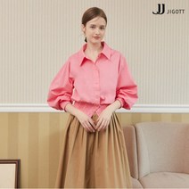[JJ지고트(JJ JIGOTT)] (JJ지고트) 스모킹 밴딩 코튼 블라우스 GM9P0BL9