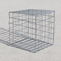 사각 개비온 인테리어 다용도 돌담장, 개비온 01.개비온 46cmX46cm 1장