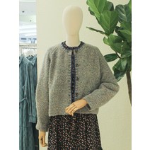 써스데이아일랜드 뽀글이 단작 포인트 가디건 (T228ACD234W)(2345334)