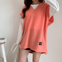 [시크블랙]골지 기모 니트 조끼