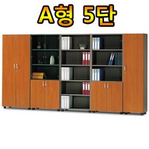 A형5단책장 학원 상두대 유리장 장식장 사무용가구 캐비넷 학교 옷장 수납장 병원, 월낫, 올문장
