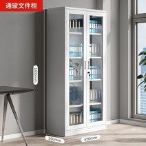 시약장 사무실 서류 캐비넷 철 캐비넷 재정 바우처 캐비넷 데이터 캐비넷 스틸 서류 캐비넷 잠금 보관 로커, 1.4mm, (일반 모델) 전신 유리 도어