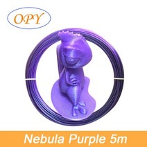 3D 프린터 소모품 필라멘트 3d 인쇄 펜 재료 5 미터 pla 필라멘트 1.75mm, 38 M Nebula Purple 5m
