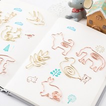 숲속 디자인 페이퍼 클립 10종 사무용품 다꾸, Z03-03 : 코끼리, Z03-03 : 코끼리