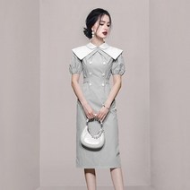 봄 여름 롱 원피스 정장 오피스 허리벨트 시크라인 하객룩 결혼식 돌잔치 고급 예쁜 코디 55 감성 러블리